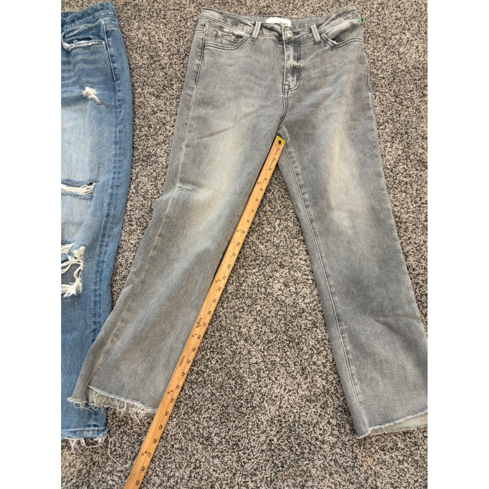 Mica & Vervet Blue Distressed and Black Denim Jeans Bundle of 2 Women's Size 29 - Picture 6 of 9